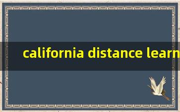 california distance learning project